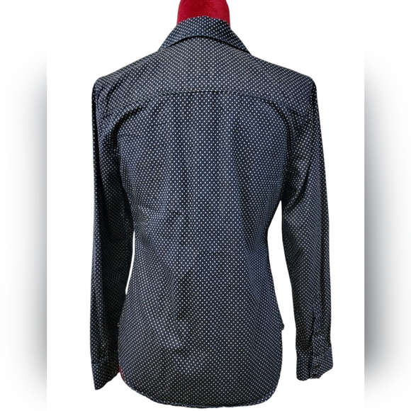 Gap 1969 long sleeve polka dot chambray top size XS - Picture 4 of 8
